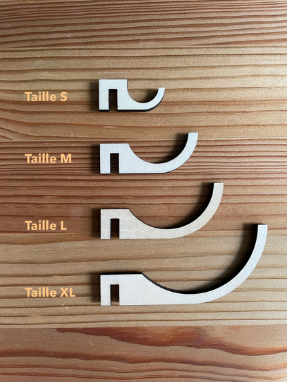 Crochets pour pegboard Dilubox – 4 tailles au choix