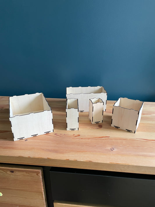 Neobox, boîte de rangement modulaire – Hauteur 10 cm