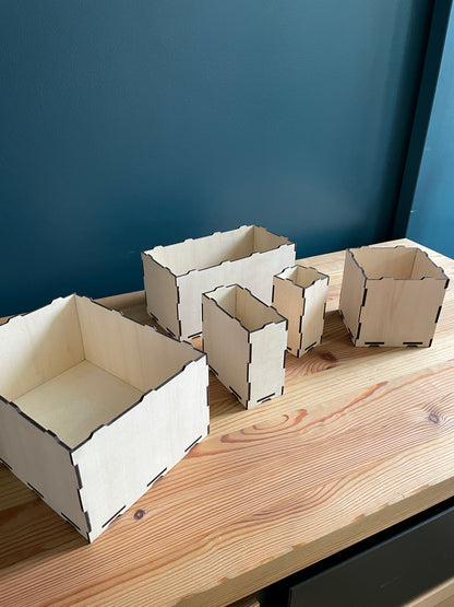 Neobox, boîte de rangement modulaire – Hauteur 10 cm