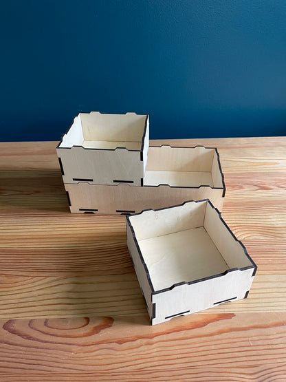 Neobox, boîte de rangement modulaire – Hauteur 5 cm