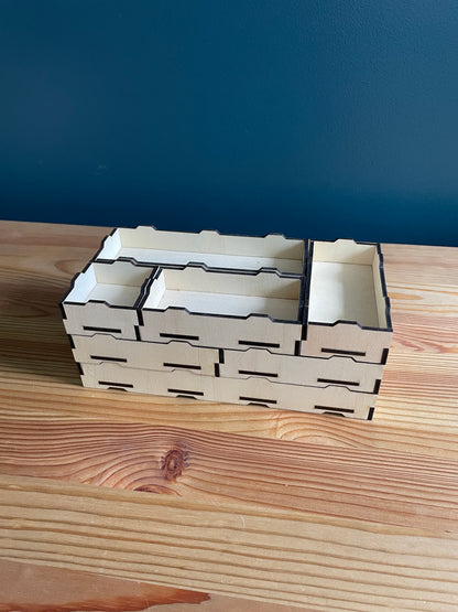 Neobox, boîte de rangement modulaire – Hauteur 2,5 cm