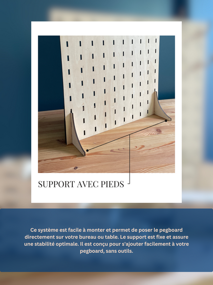 Pegboard PERSONNALISE - Panneau perforé à poser