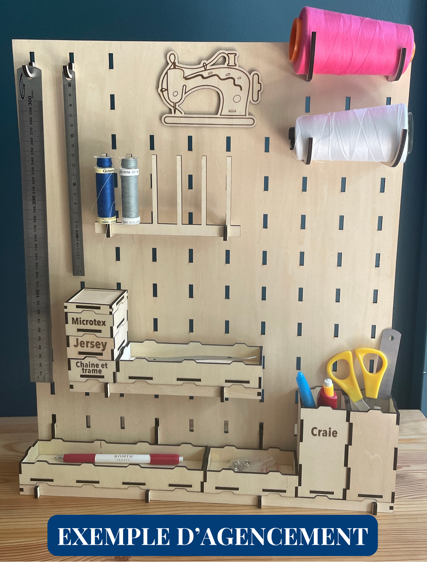 Pegboard PERSONNALISE - Panneau perforé à poser
